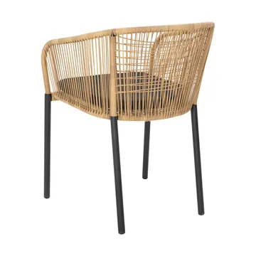 Delta armchair - Black-natural - Brafab