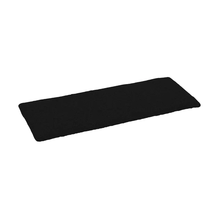 Frisk seat cushion - Teddy black, 37x102 cm - Brafab