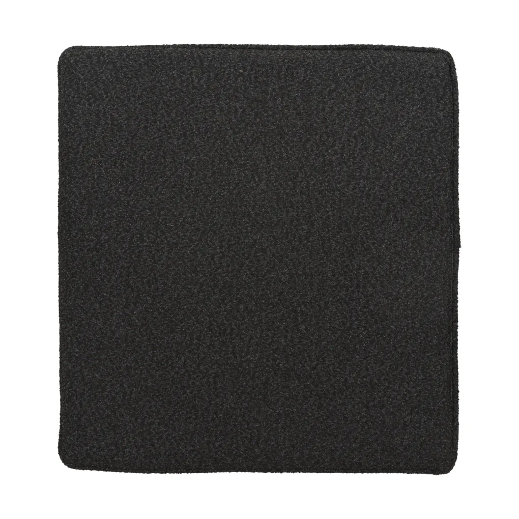 Frisk seat cushion, Teddy black, 43x41 cm Brafab