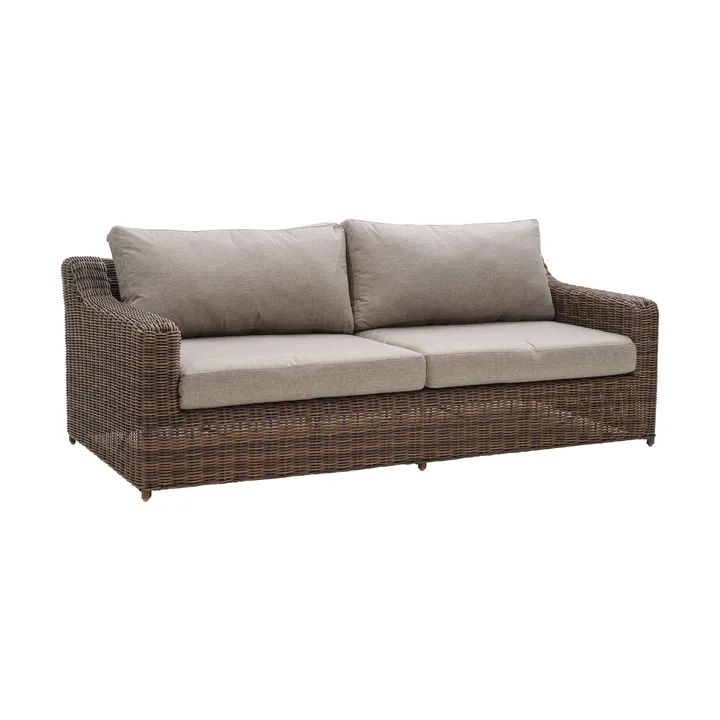 Glendon 2,5 seater sofa - Dark Brown-soft moose - Brafab