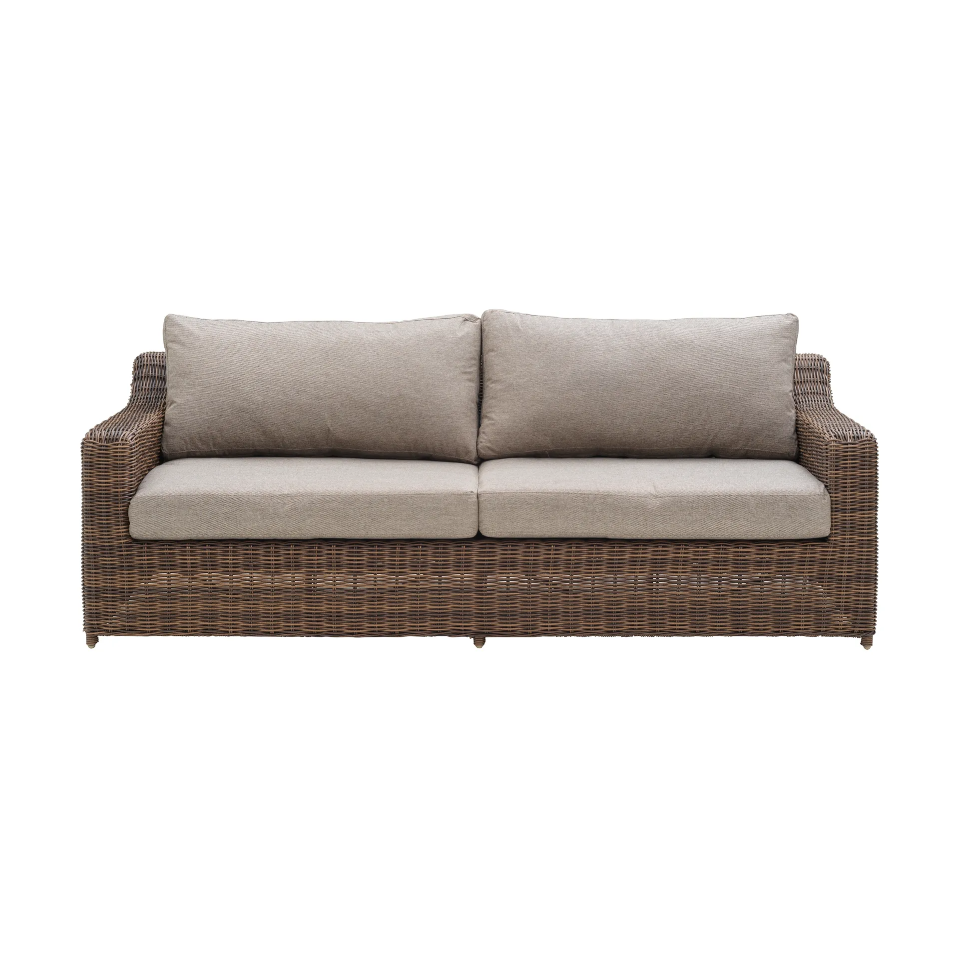 Glendon 2,5 seater sofa, Dark Brown-soft moose Brafab