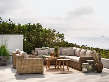 Glendon 3 seater sofa - Dark Brown-soft moose - Brafab