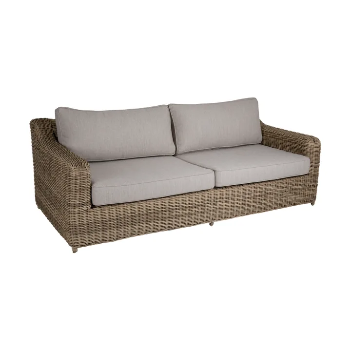 Glendon 3 seater sofa - Rustic beige-beige - Brafab