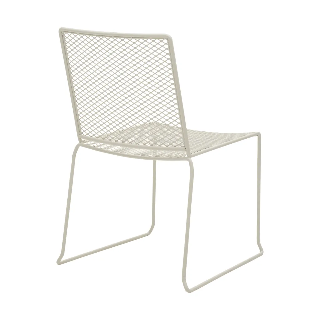 Haru dining chair, Pearl white Brafab