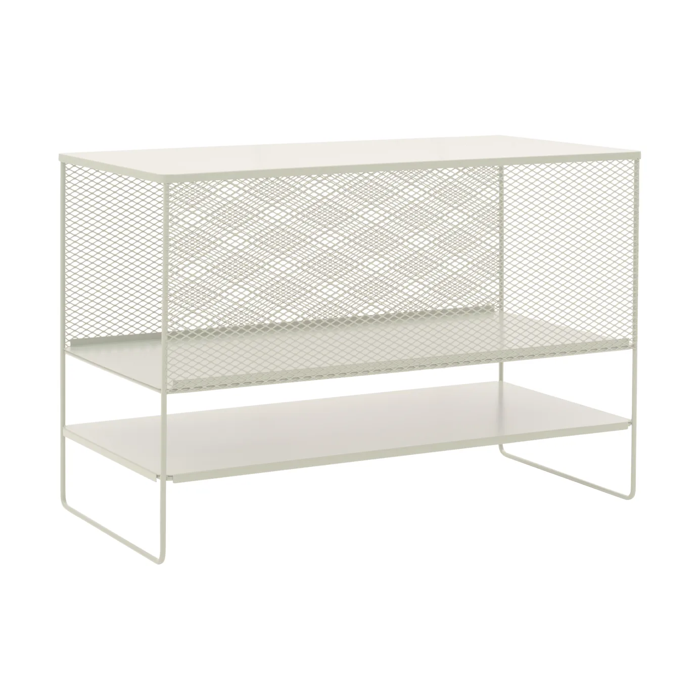 Haru outdoor kitchen base cabinet with shelves 120x90x60 cm, Pearl white Brafab