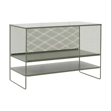 Haru outdoor kitchen base cabinet with shelves 120x90x60 cm - Slate grey - Brafab