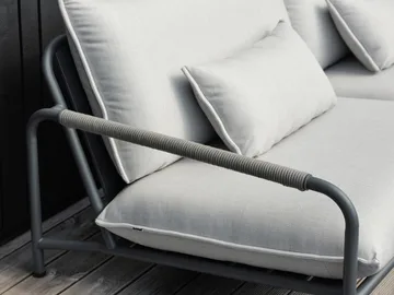 Lerberget 2,5 seat sofa - Anthracite-ash - Brafab