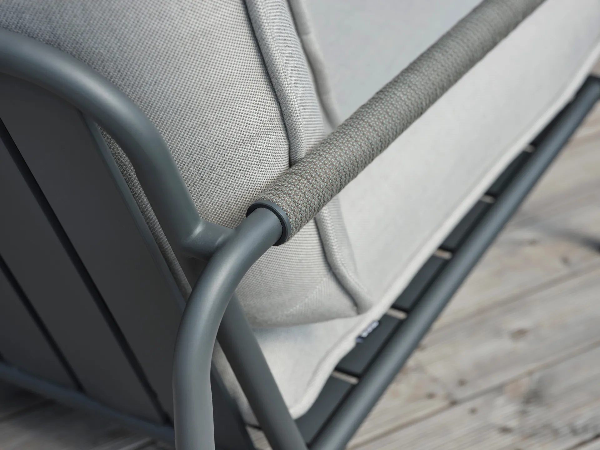 Lerberget lounge chair, Anthracite-ash Brafab