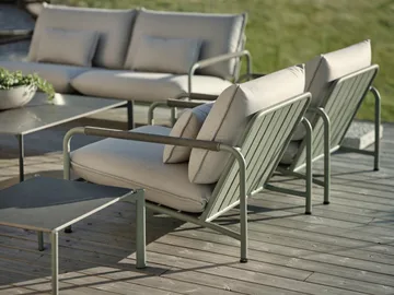 Lerberget lounge chair - Green-ash - Brafab