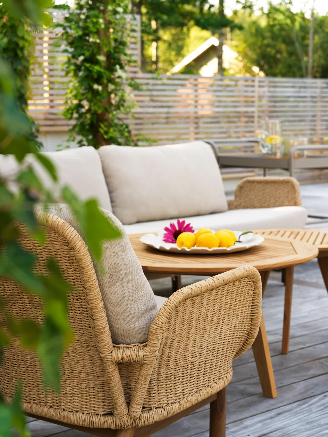 Lily armchair, Twist straw-plush wheat Brafab