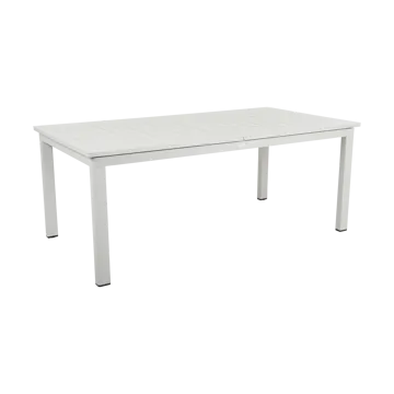 Lomma extendable dining table - Light grey 194-312 cm - Brafab