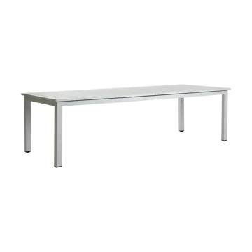 Lomma extendable dining table - Light grey XL 260-380 cm - Brafab