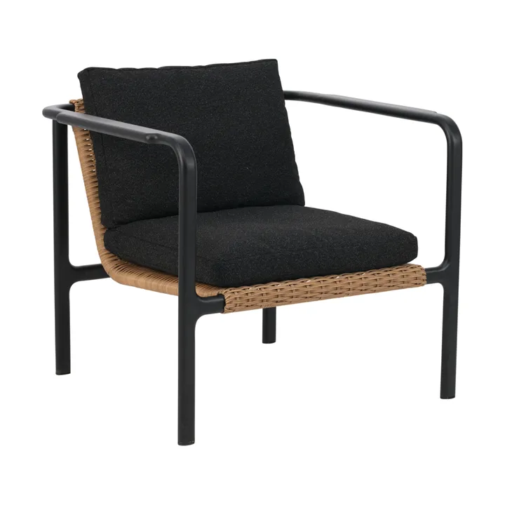 Motty armchair - Black-teddy black - Brafab