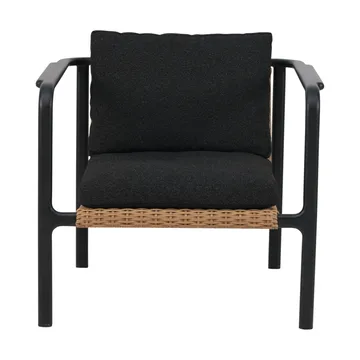 Motty armchair - Black-teddy black - Brafab