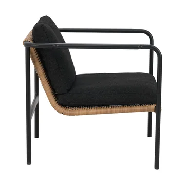 Motty armchair - Black-teddy black - Brafab