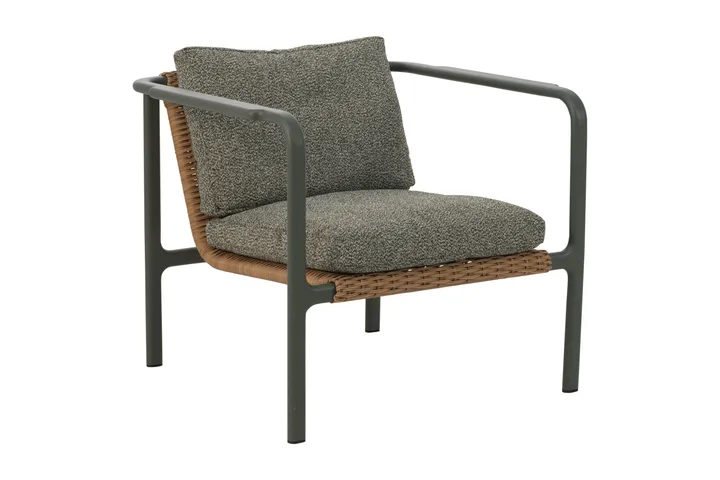 Motty armchair - Nordic green-teddy verde - Brafab