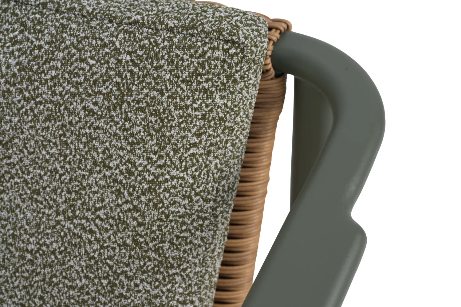 Motty armchair, Nordic green-teddy verde Brafab
