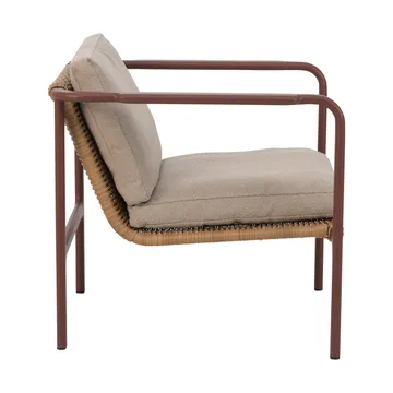 Motty armchair - Zin red-teddy beige - Brafab