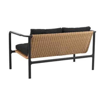 Motty sofa - Black-teddy black, 2 seater - Brafab