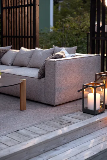 Muki sofa module - Light taupe, left end module - Brafab