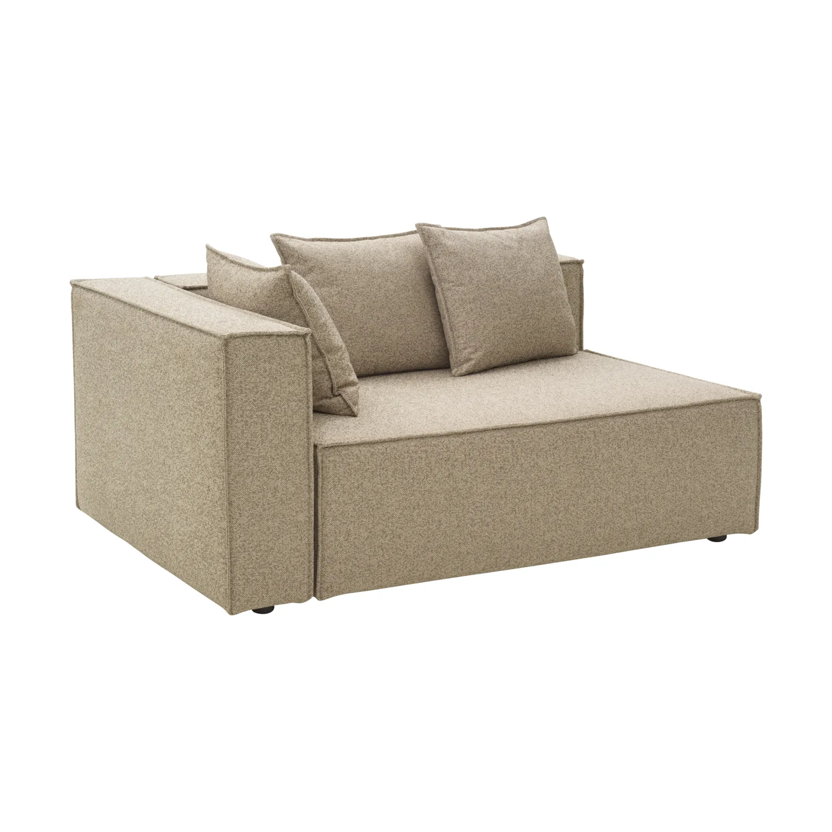 Muki sofa module, Light taupe, right end module Brafab