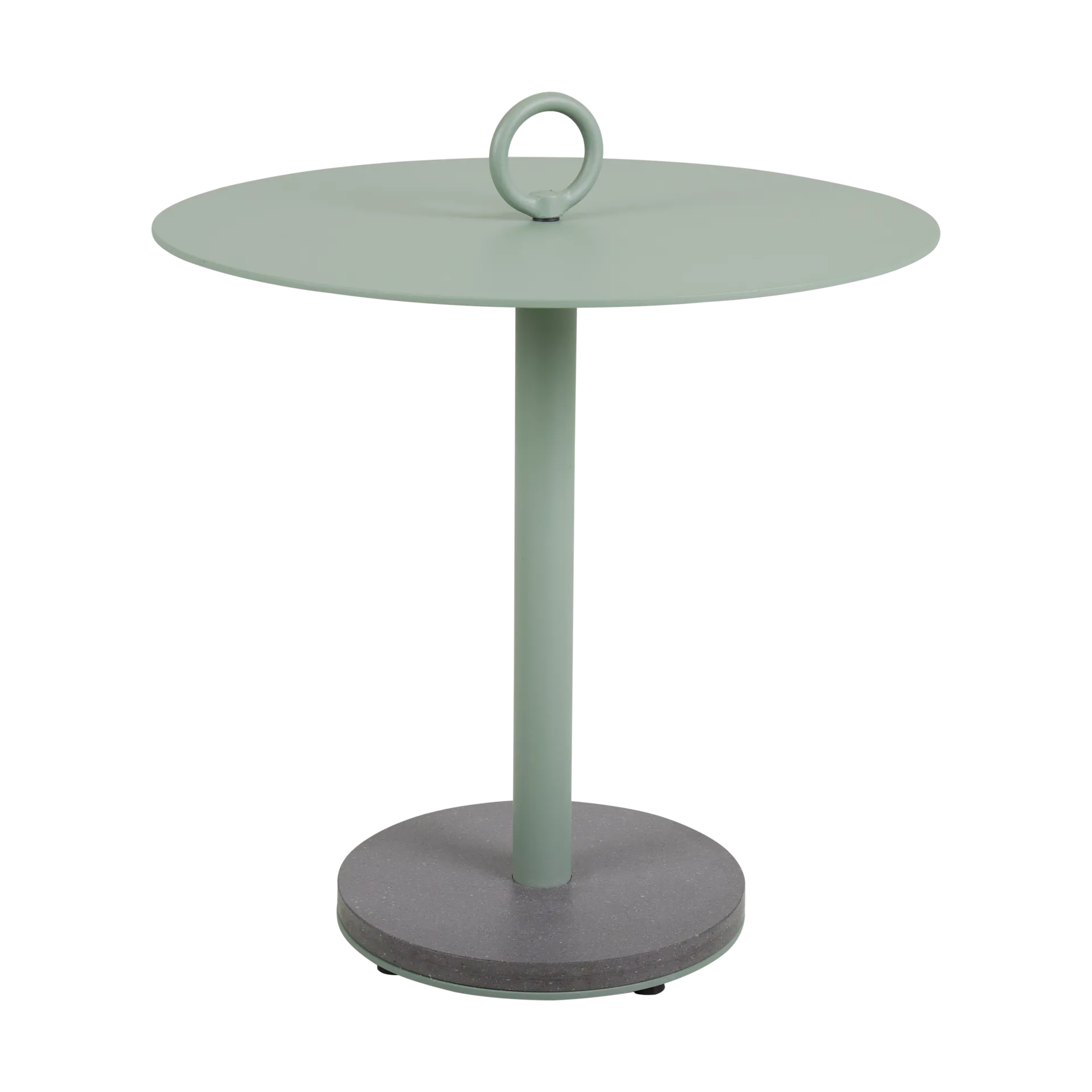 Niobe side table, Green Brafab