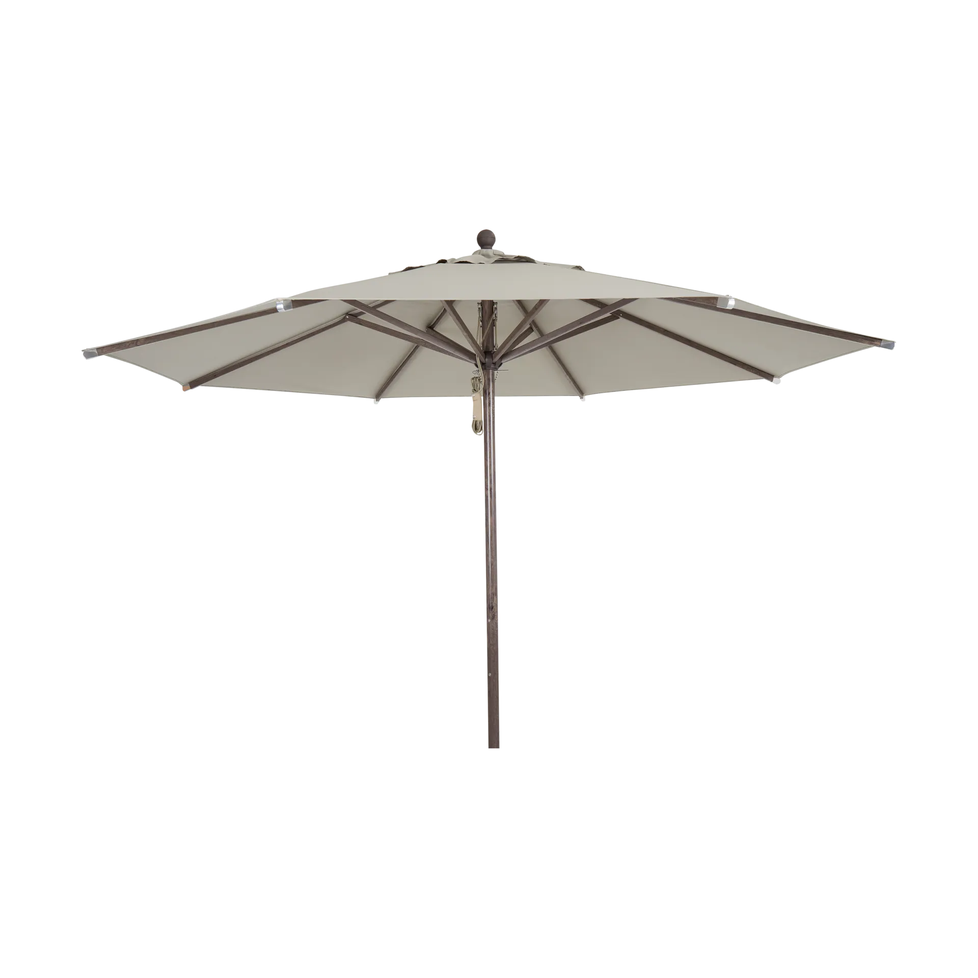 Paliano parasol, Brown-taupe 350 cm Brafab