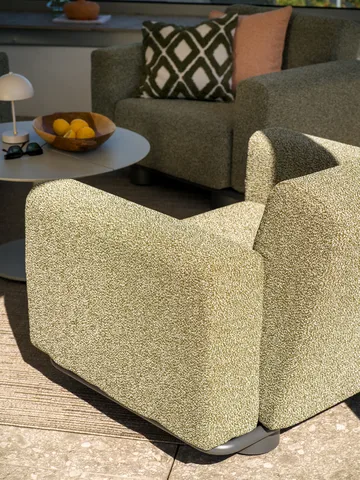 Peace coffee table - Light grey, Ø80x46 cm - Brafab