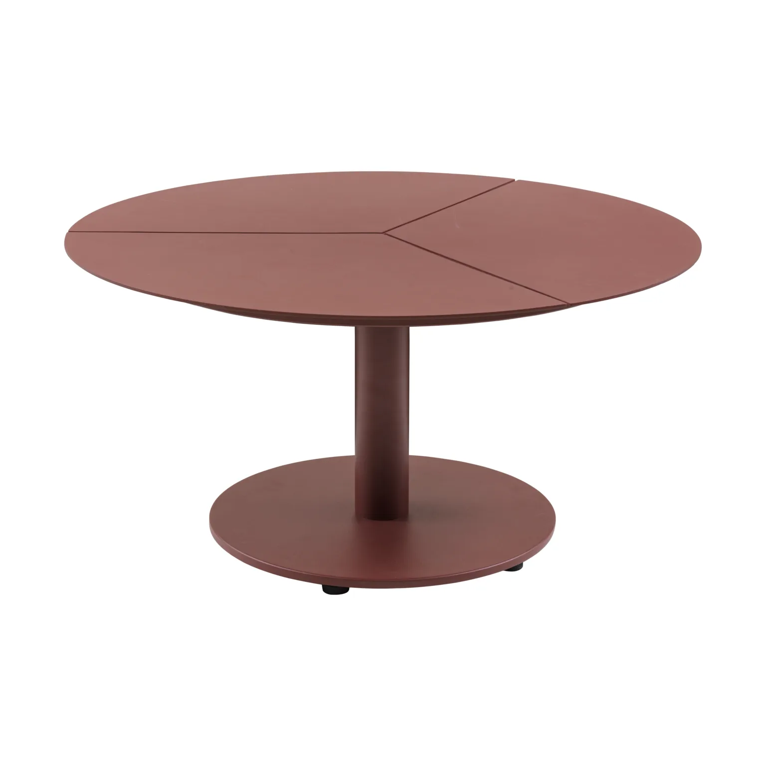 Peace coffee table, Zin red, Ø80x46 cm Brafab