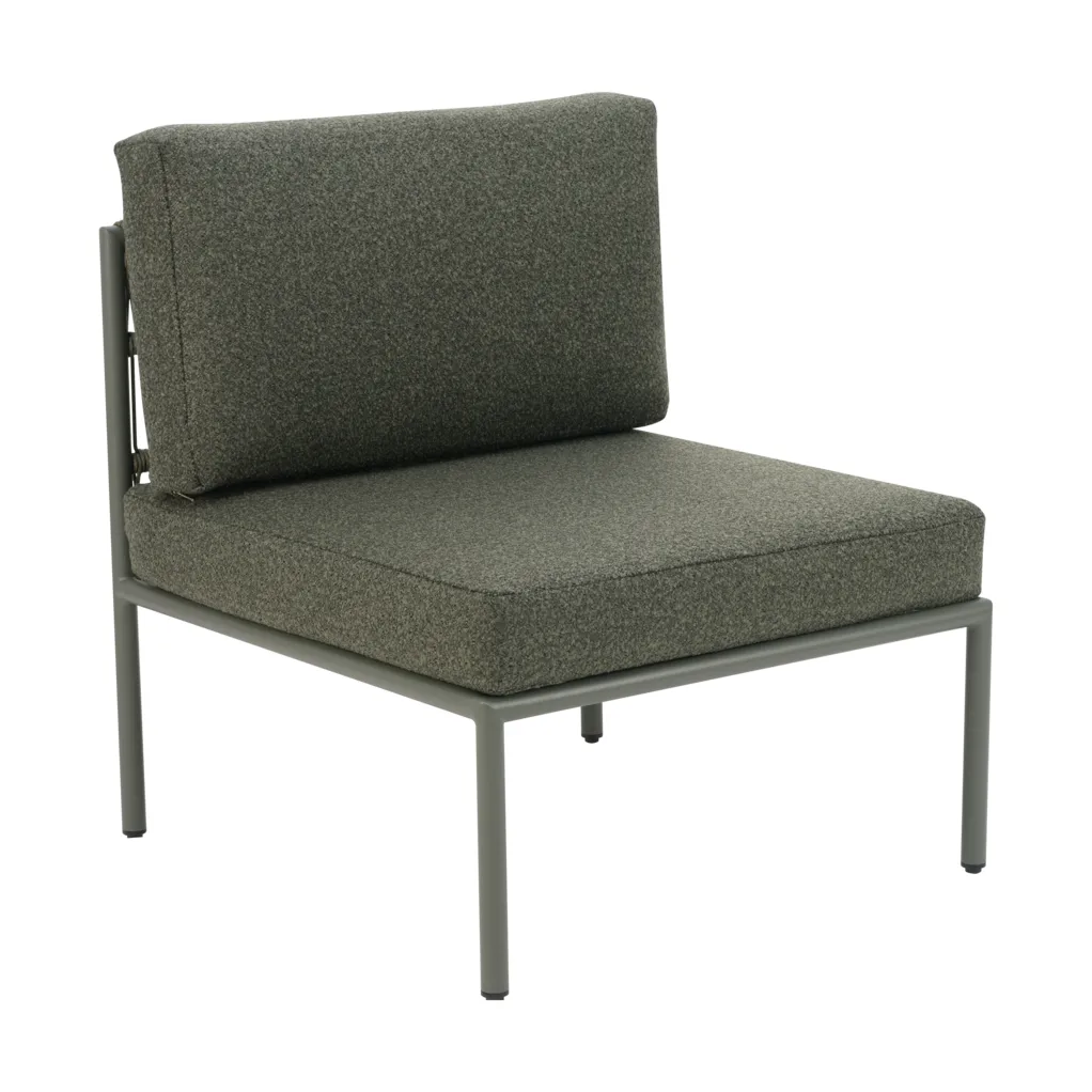 Reno sofa module, Nordic green-raw avocado, middle unit Brafab