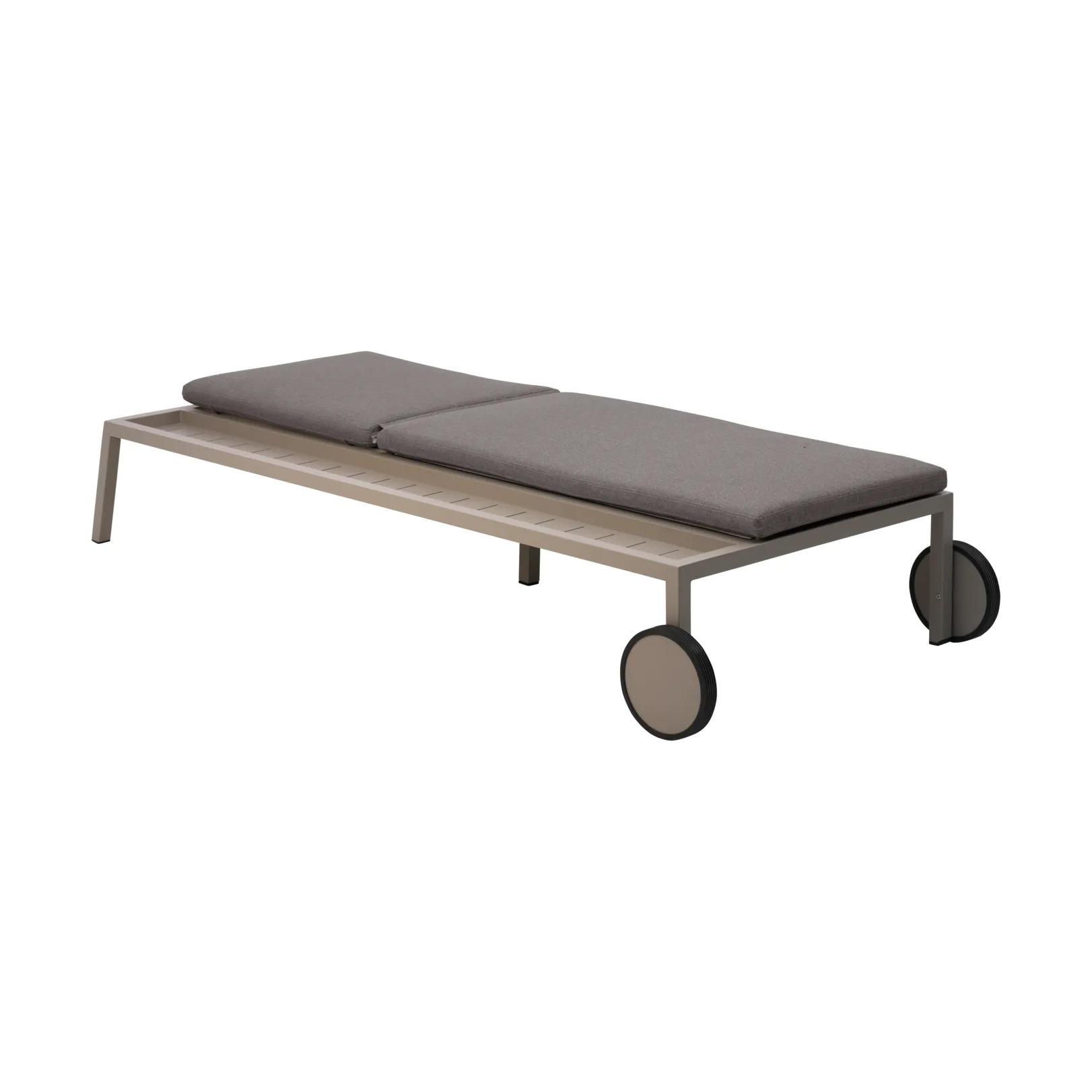 Samvaro chaise lounge 218x92 cm, Khaki-soft dawn Brafab