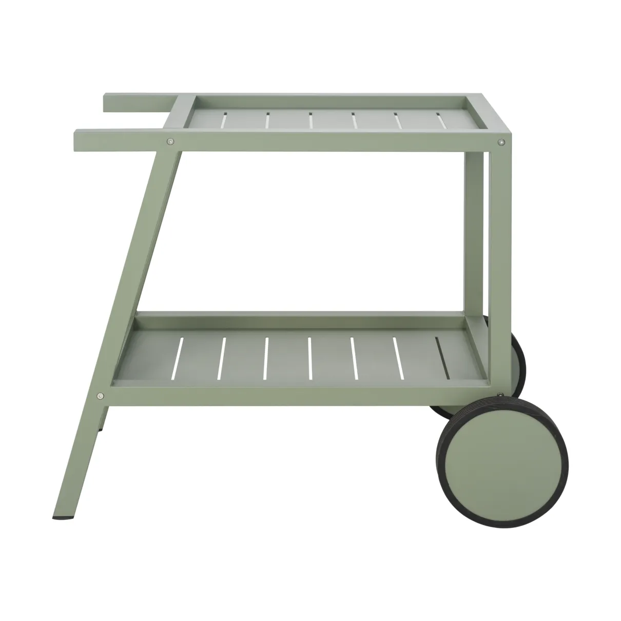 Samvaro serving trolley 86x49x69 cm, Dusty green Brafab