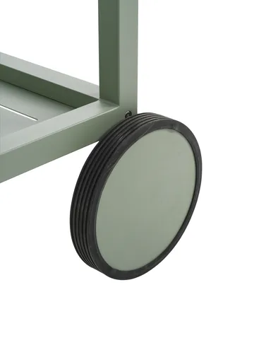 Samvaro serving trolley 86x49x69 cm - Dusty green - Brafab