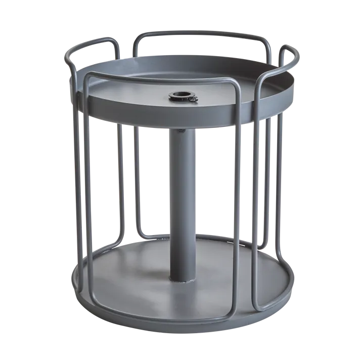 Shady side table and parasol base - Anthracite - Brafab