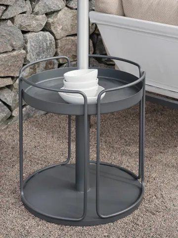 Shady side table and parasol base - Anthracite - Brafab