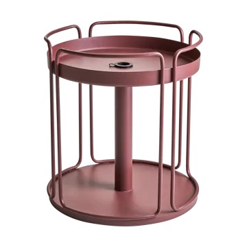 Shady side table and parasol base - Zin red - Brafab