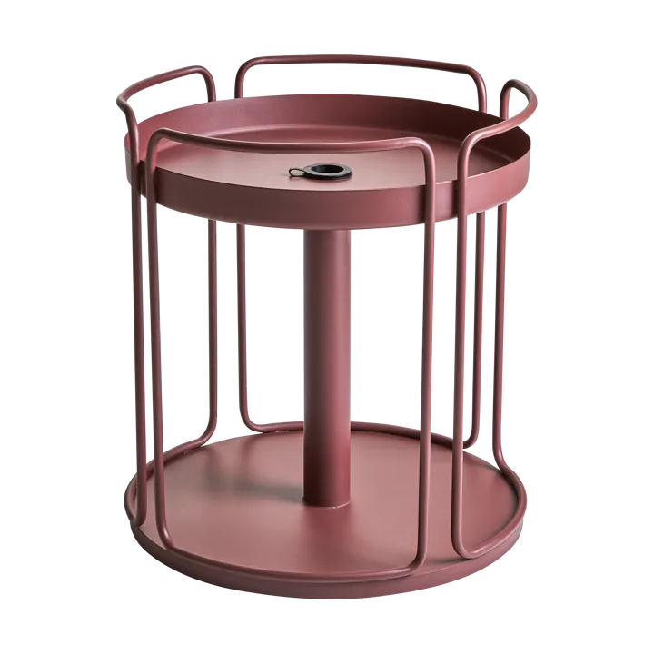 Shady side table and parasol base - Zin red - Brafab