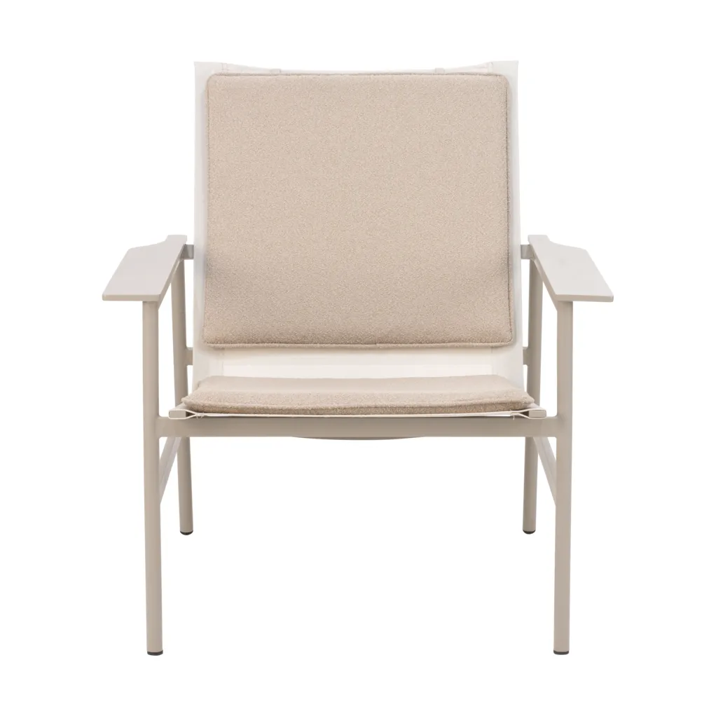 Soro lounge armchair, Khaki-teddy beige Brafab
