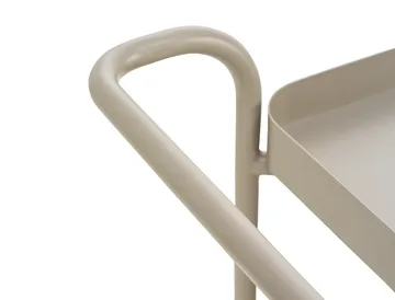 Trolley serving cart 88x59 cm - Khaki - Brafab