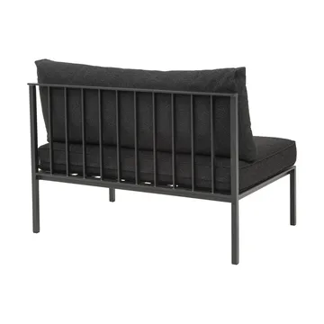 Upper modular sofa - Black-teddy black, middle section - Brafab