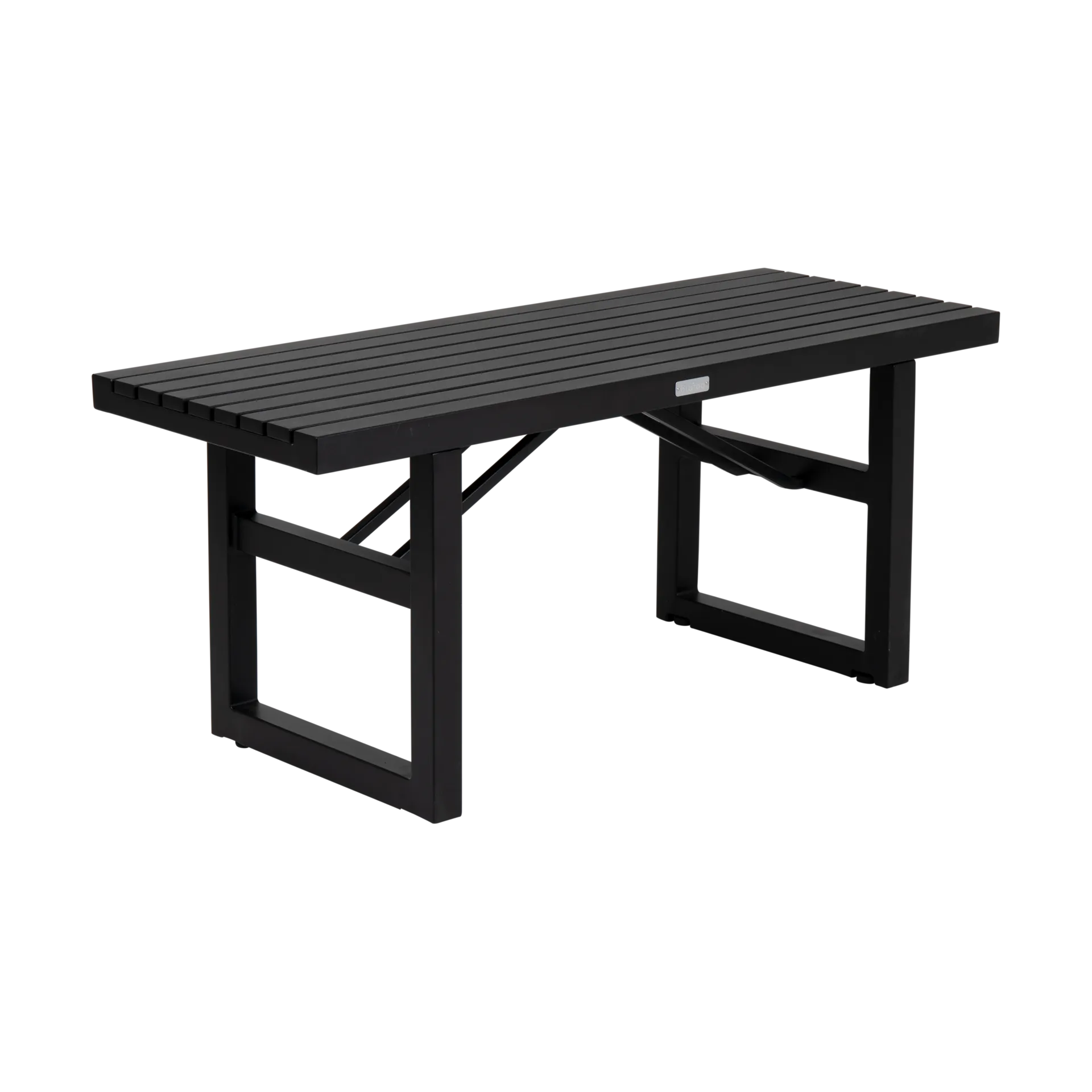 Vevi bench, Black 105 cm Brafab