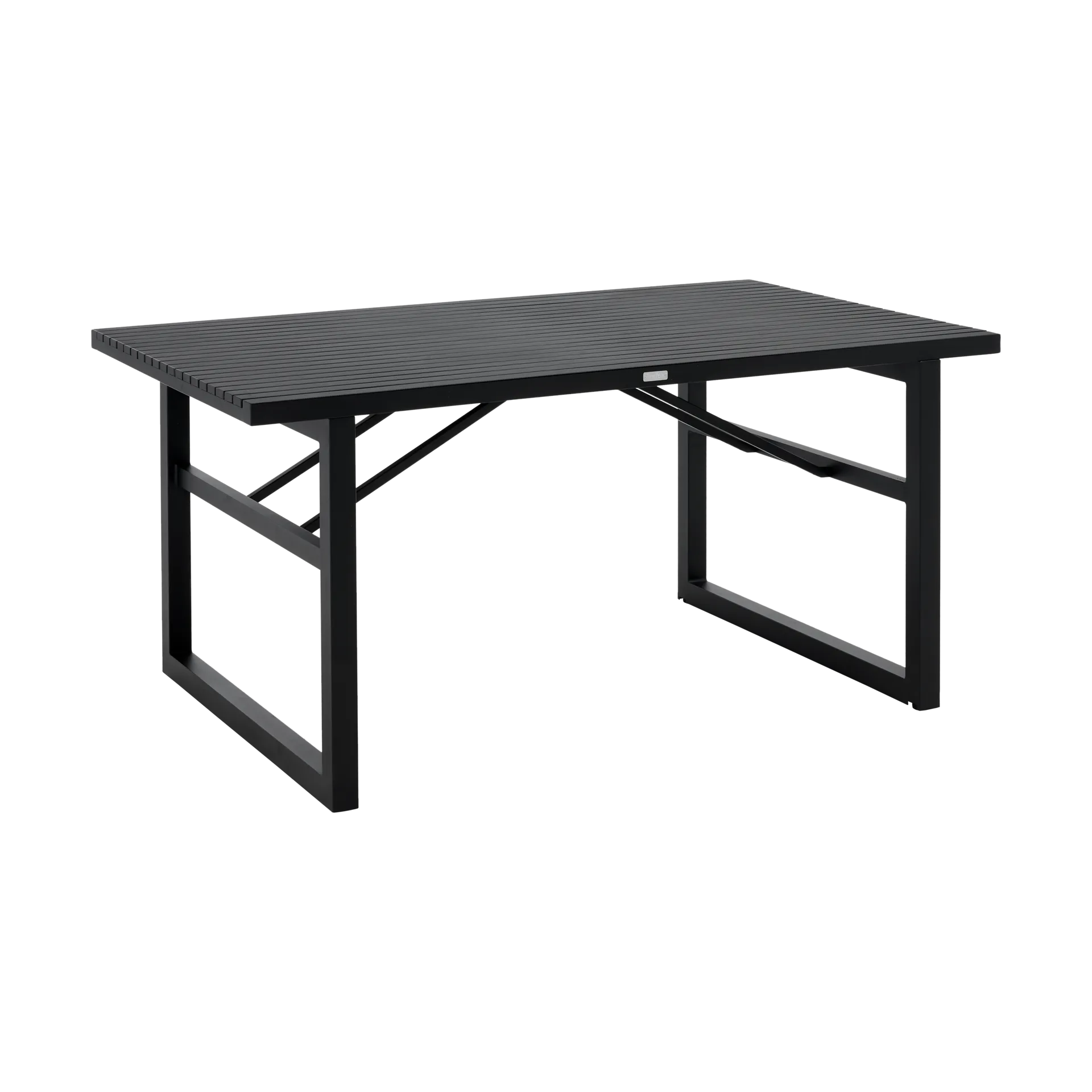 Vevi dining table, Black 160 cm Brafab