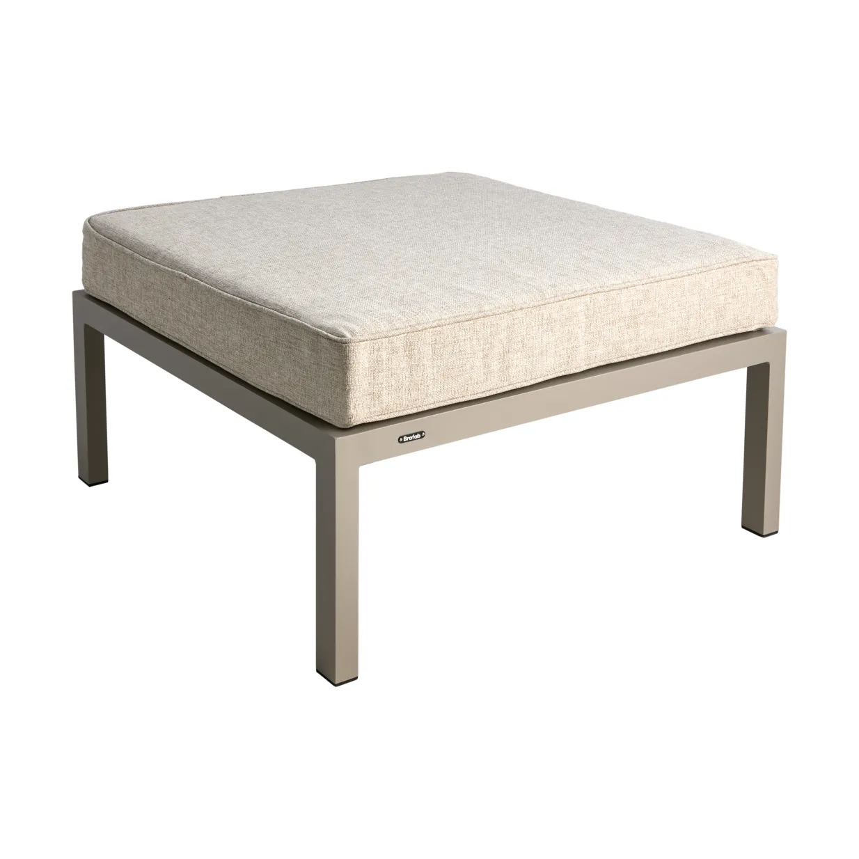 Weldon footstool, Khaki-sand Brafab