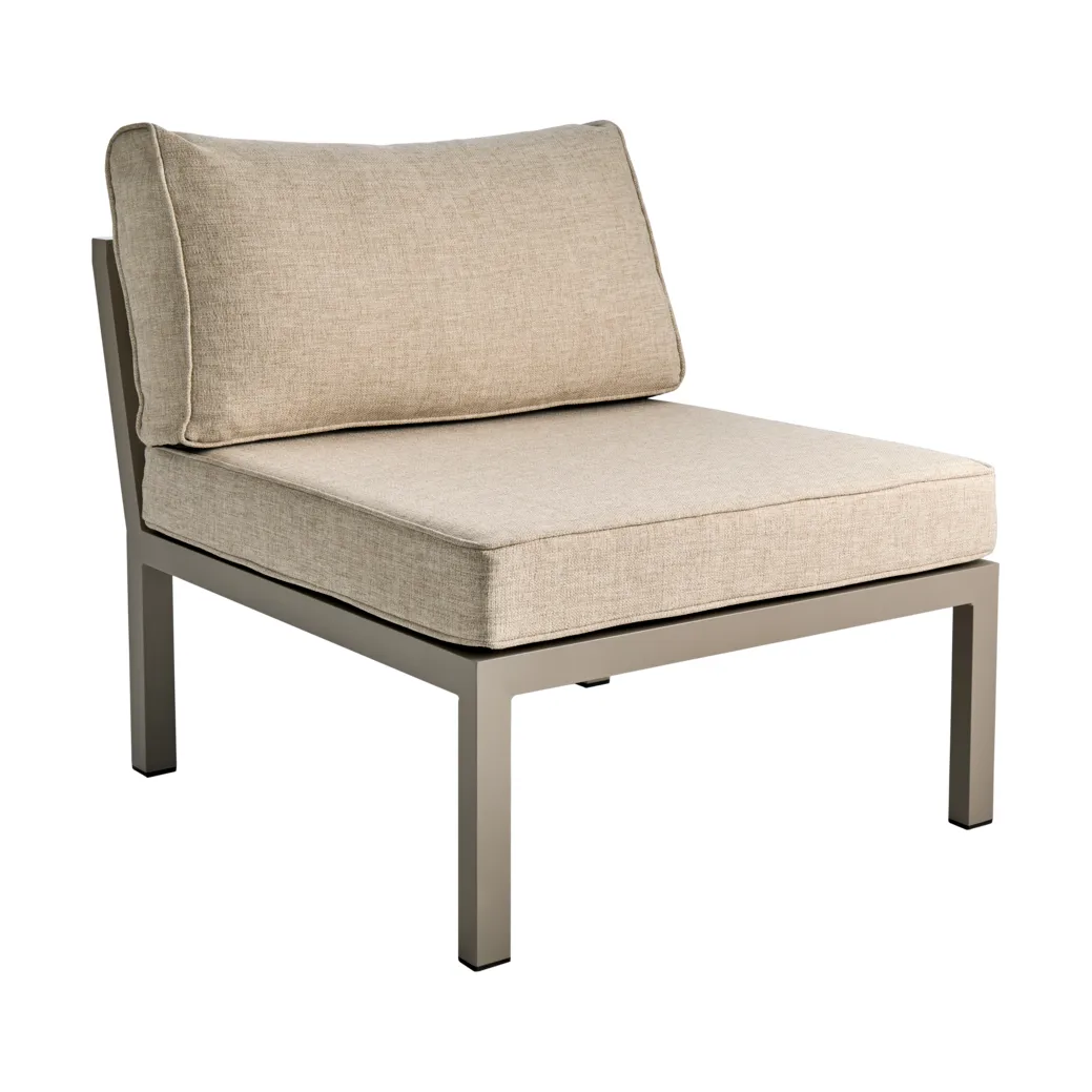 Weldon sofa module, Khaki-sand, middle section Brafab