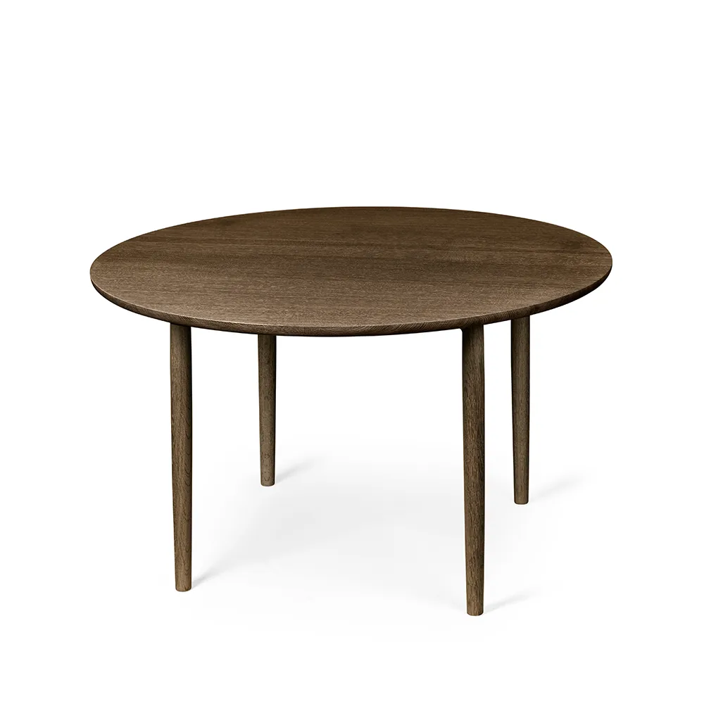 Arv dining table Ø120 cm, Oak smoked oiled Brdr. Krüger