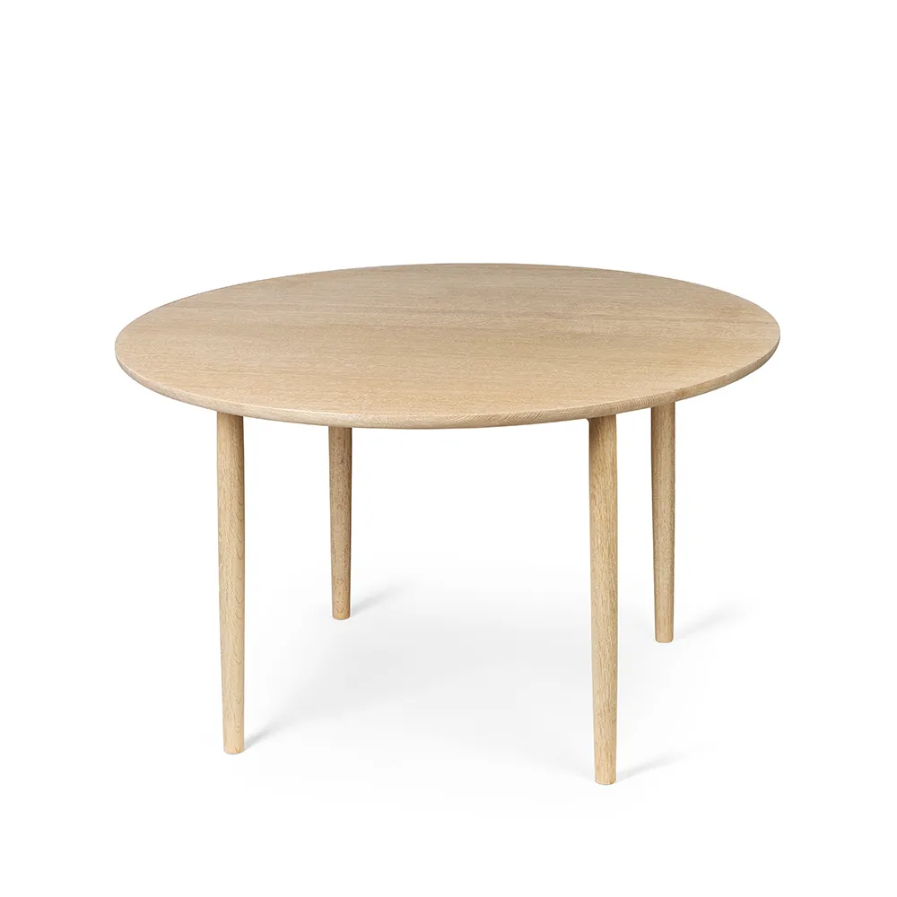 Arv dining table Ø120 cm, Oak wax oiled Brdr. Krüger