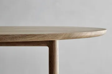 Arv dining table Ø120 cm - White oiled oak - Brdr. Krüger