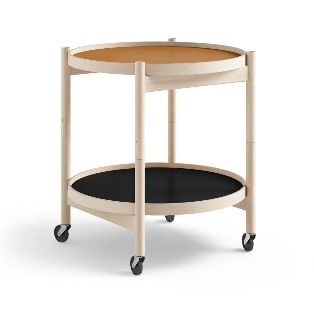 Bølling Tray Table model 50, Clay, untreated beech stand Brdr. Krüger