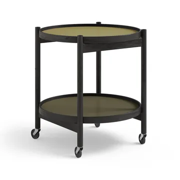 Bølling Tray Table model 50 - Leaf, black lacquered oak stand - Brdr. Krüger