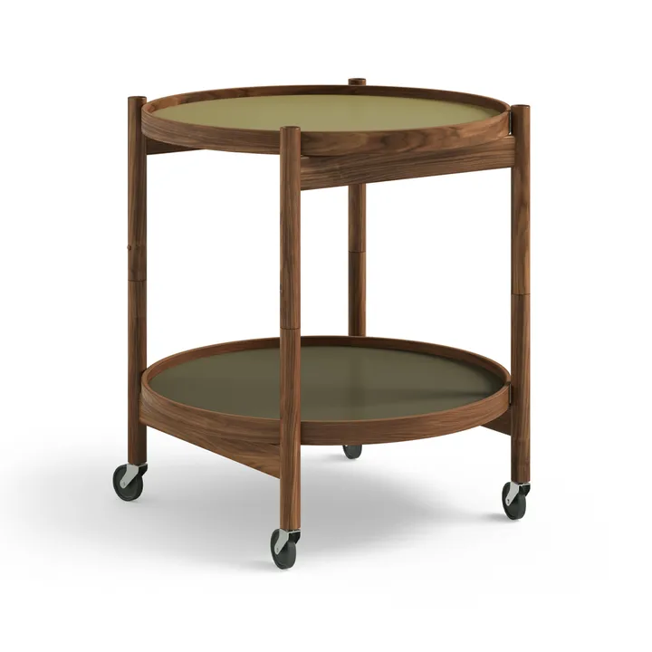 Bølling Tray Table model 50 - Leaf, oiled walnut stand - Brdr. Krüger